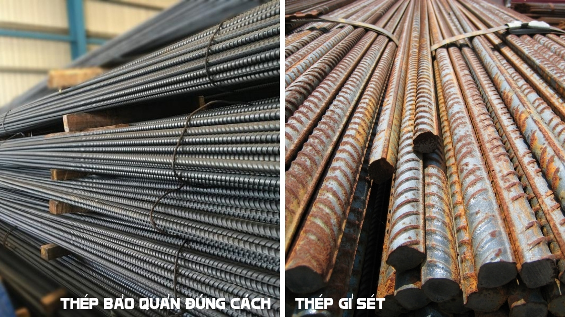 Bảo quản thép đúng cách để không bị gỉ sét Bảo quản thép đúng cách để không bị gỉ sét
